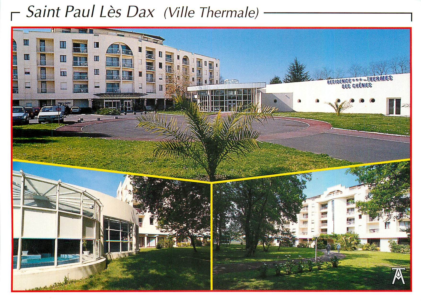 CPM Les Landes Saint Paul les Dax Ville Thermale Residence et Thermes des Chenes 