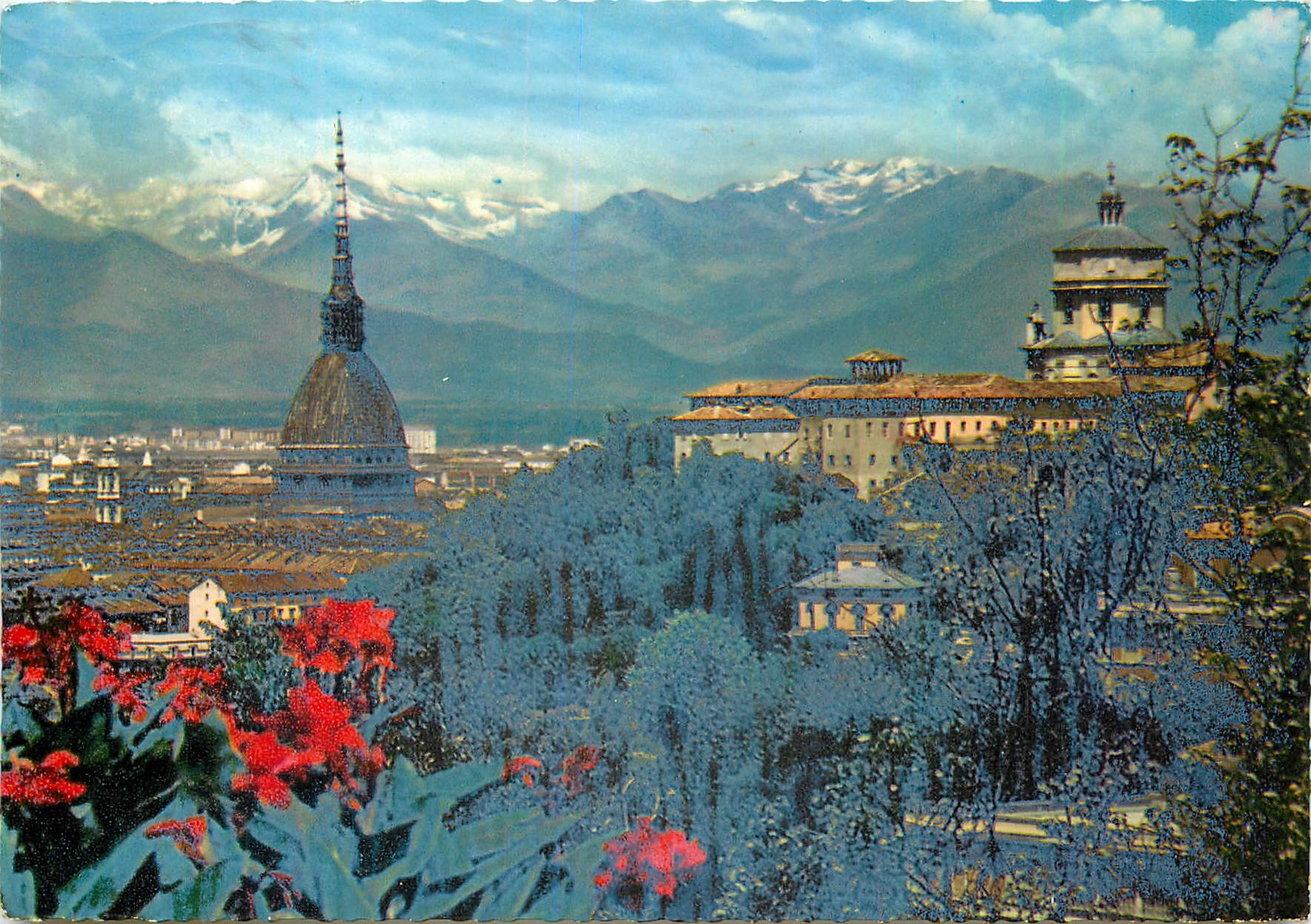 CPM Turin Vue generale Mole Antonelliana et Monte dei Cappuccinii 