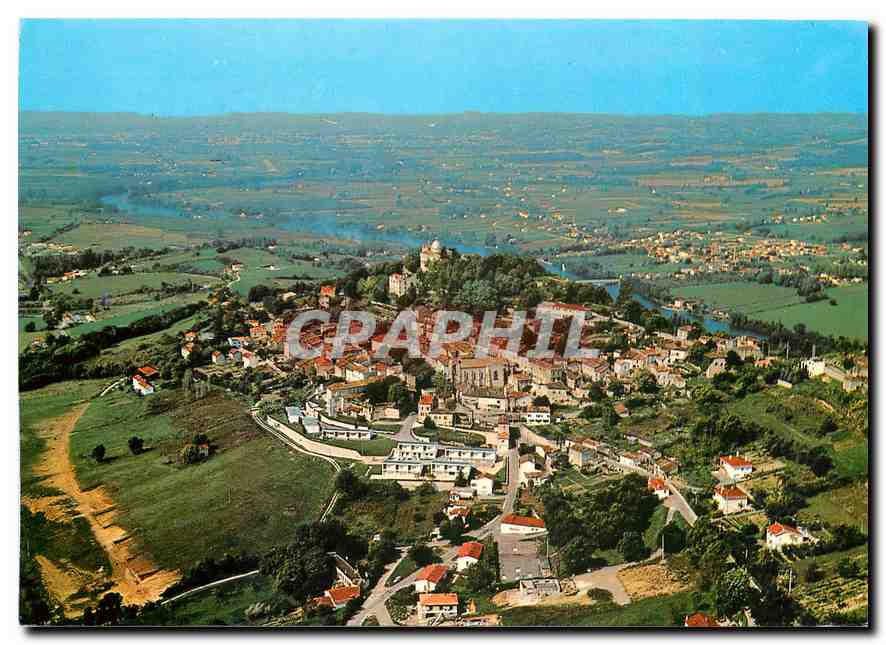 CPM Penne d'Agenais Lot et Garonne Vue generale aerienne 