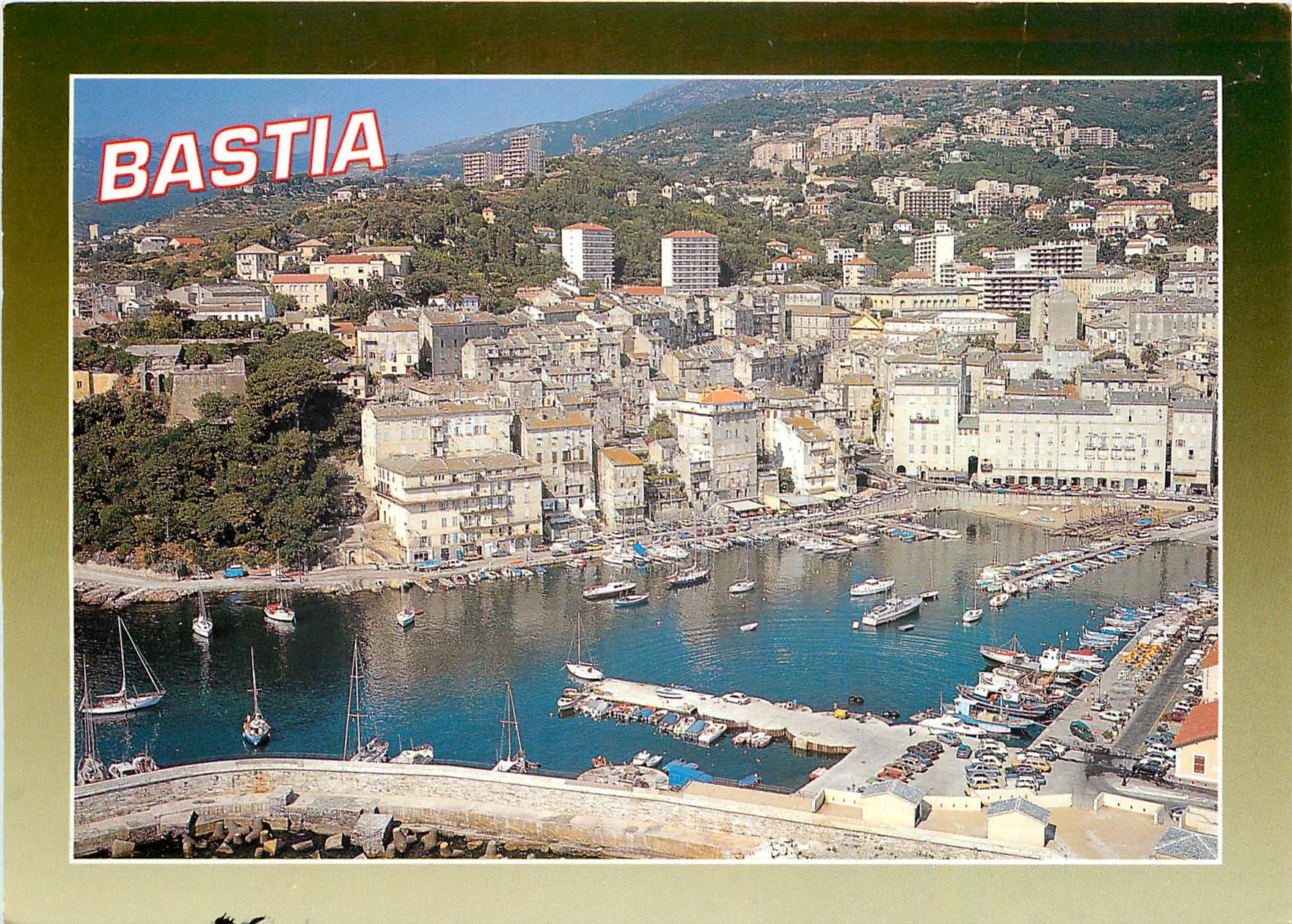 CPM Souvenir de Corse Bastia Le vieux port 