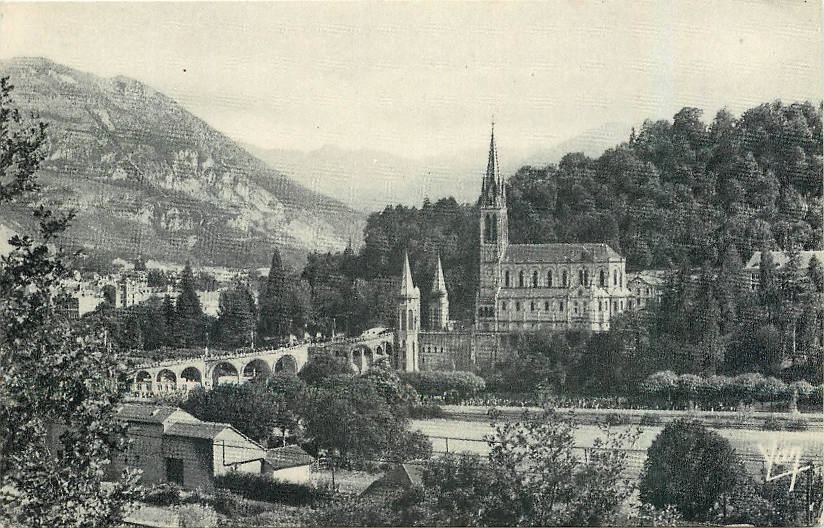 La Basilique et les Montagnes — Lourdes — édit. Pierre Chambon, n°18
