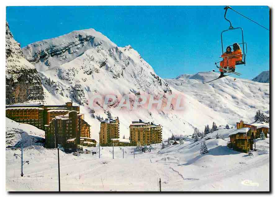 Morziné-Avoriaz — Station sans voitures — éditeur Combiner Imprimeur Mâcon
