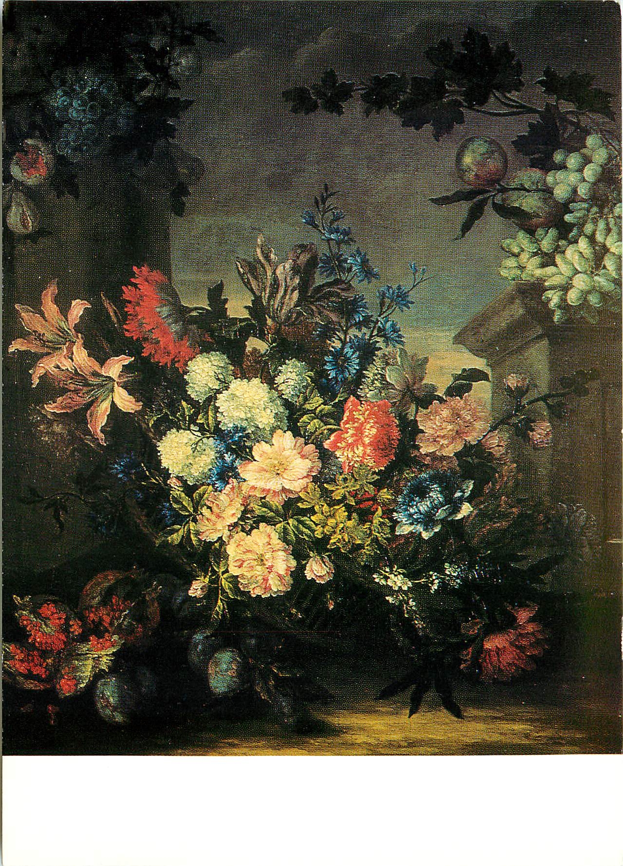 CPM Orleans Musee des Beaux Arts Jean Baptiste Monnoyer Fleurs et fruits 