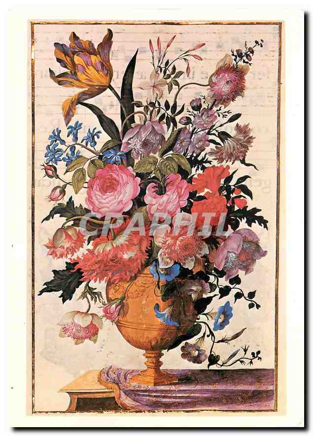CPM Paris Orangerie des Tuillenes Composition florale precedent l'office de la Toussaint 