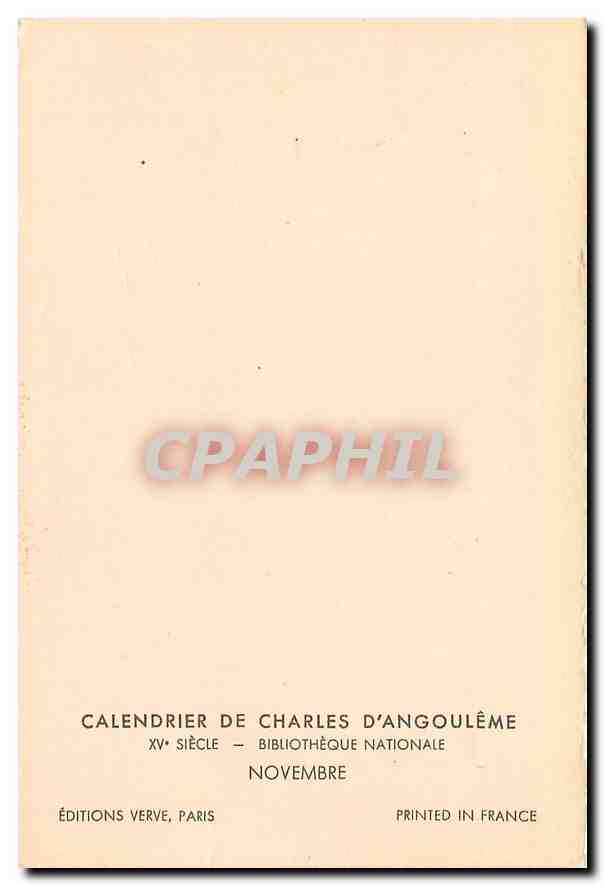 Scène de boucherie — XVᵉ siècle — Éditions Verve, Paris — Verso