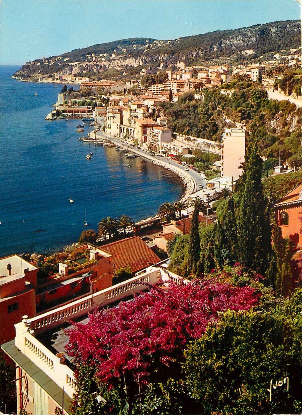 CPM Couleurs et Lumiere de France La Cote d'Azur miracle de la nature Villefranche sur Mer Alpes Mar