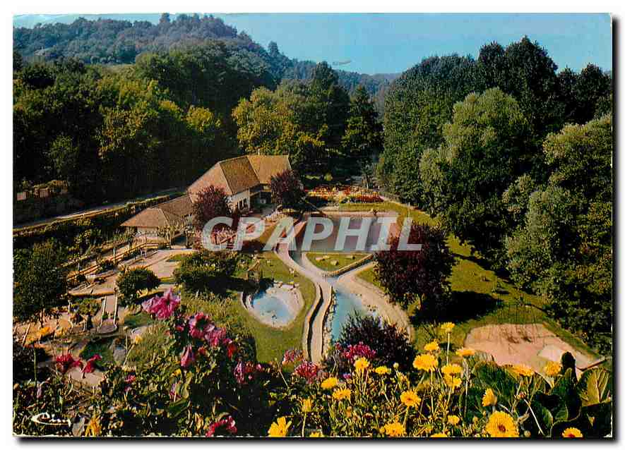 CPM St Leonard des Bois Sarthe Le Touring Hotel son golf sa piscine 