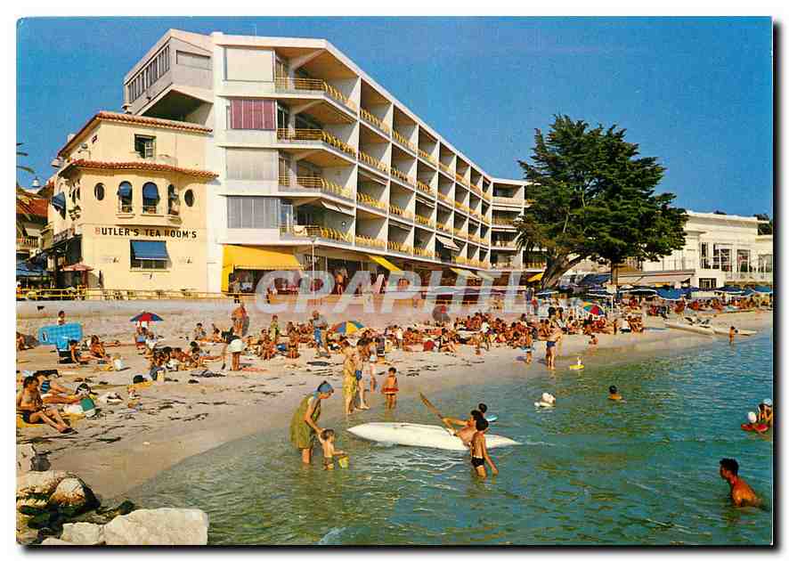 CPM Cote d'Azur Juan les Pins Les plages 