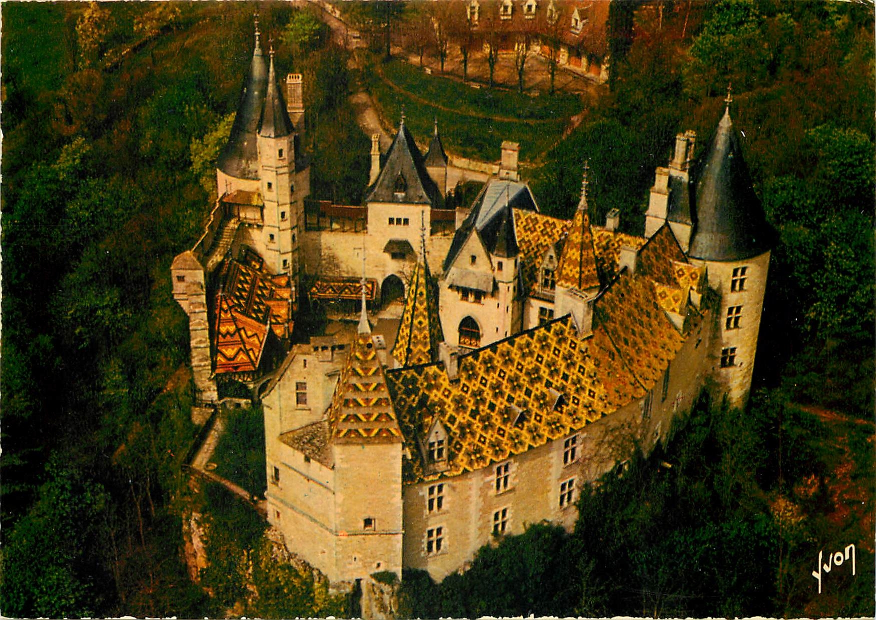 CPM Couleurs et Lumiere de France En Bourgogne Chateau de la Rochepot Cote d'Or 