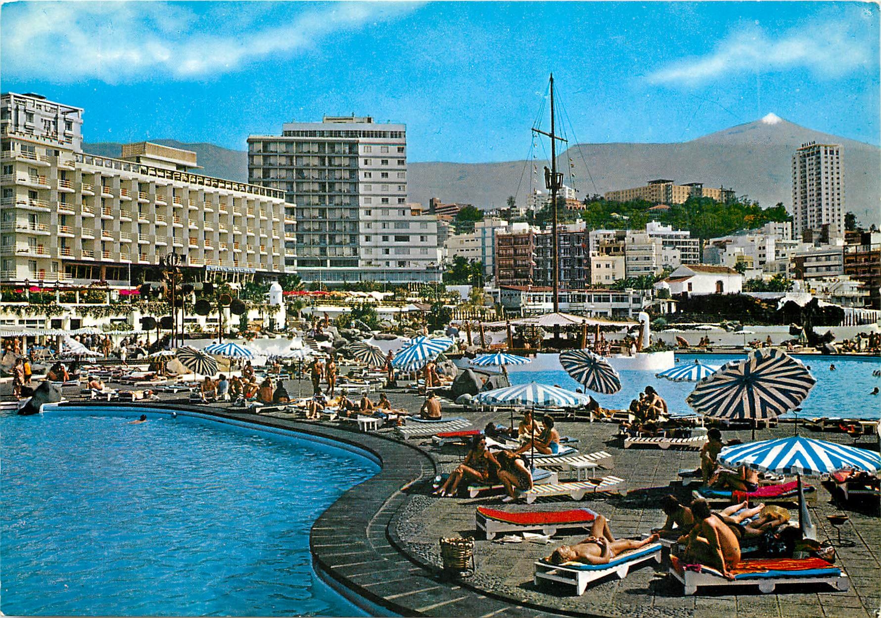CPM Puerto de la Cruz Tenerife Panorama des de la Piscina Municipal 