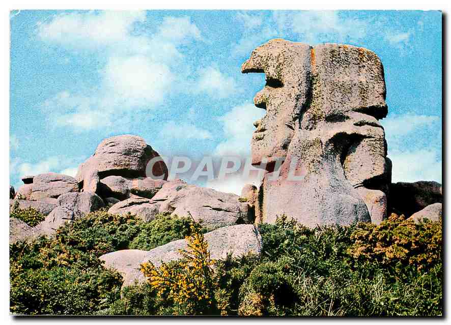 CPM Vieilles Pierres de Bretagne Sur la Cote de Granit Rose Le Pere Trebeurden a Trebeurden 