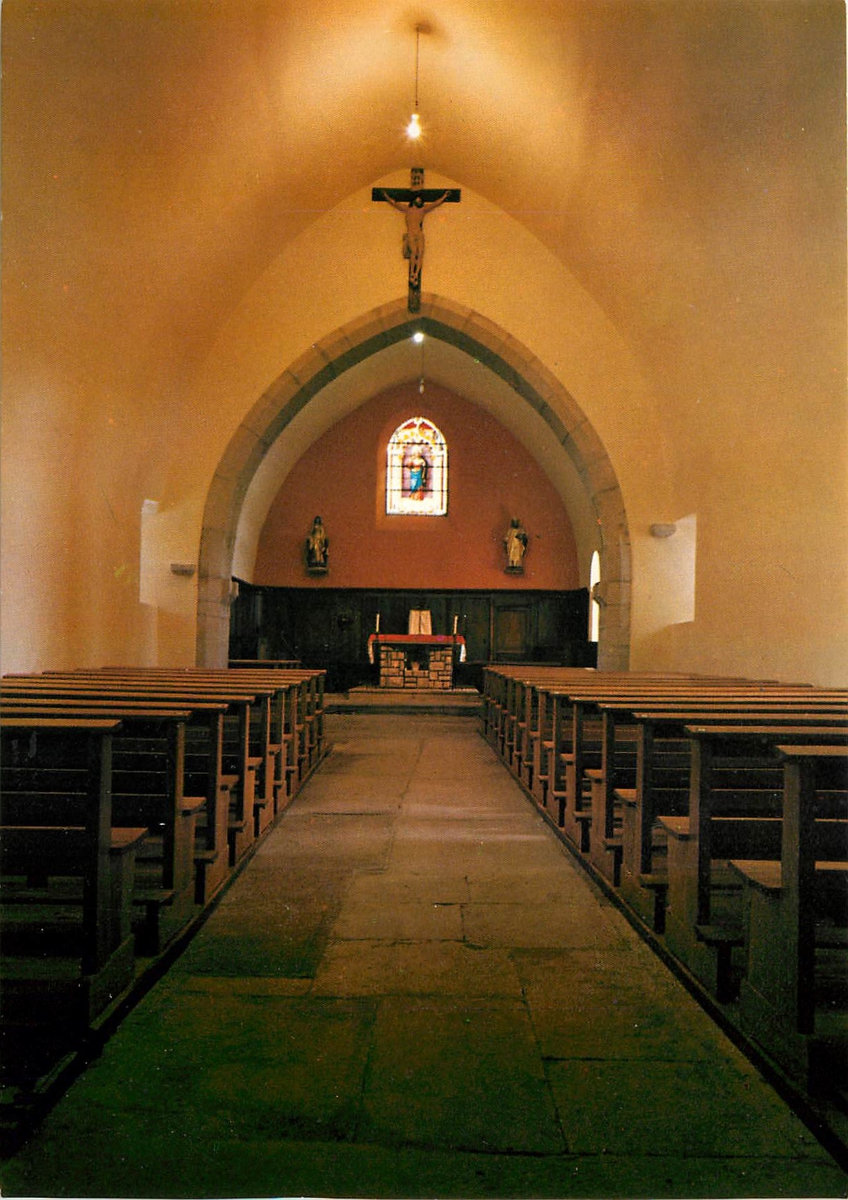 CPM Notre Beau Jura Publy Interieur de l'Eglise 