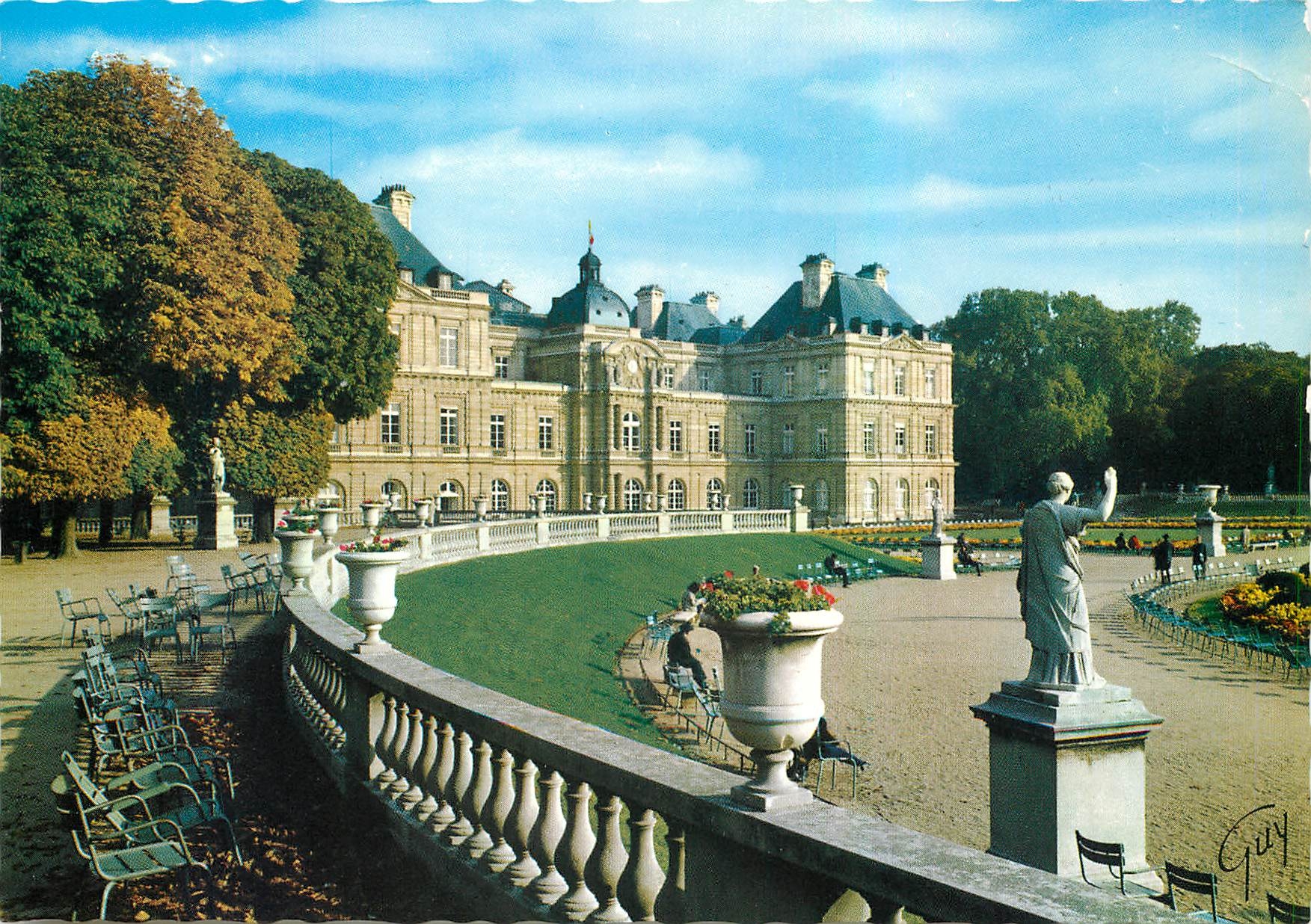 CPM Paris et ses Merveilles Jardin et Palais du Luxembourg 