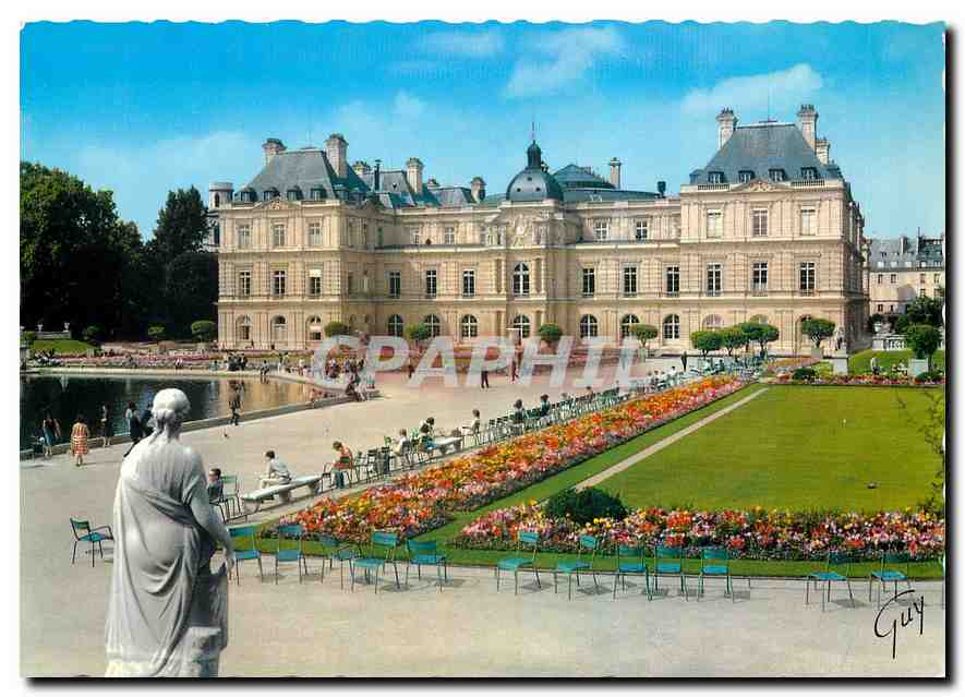 CPM Paris et ses Merveilles Jardin et Palais du Luxembourg 