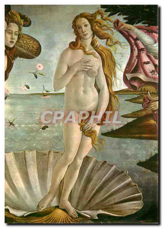 CPM Firenze Galleria Uffizi Botticelli Naissance de Venus 