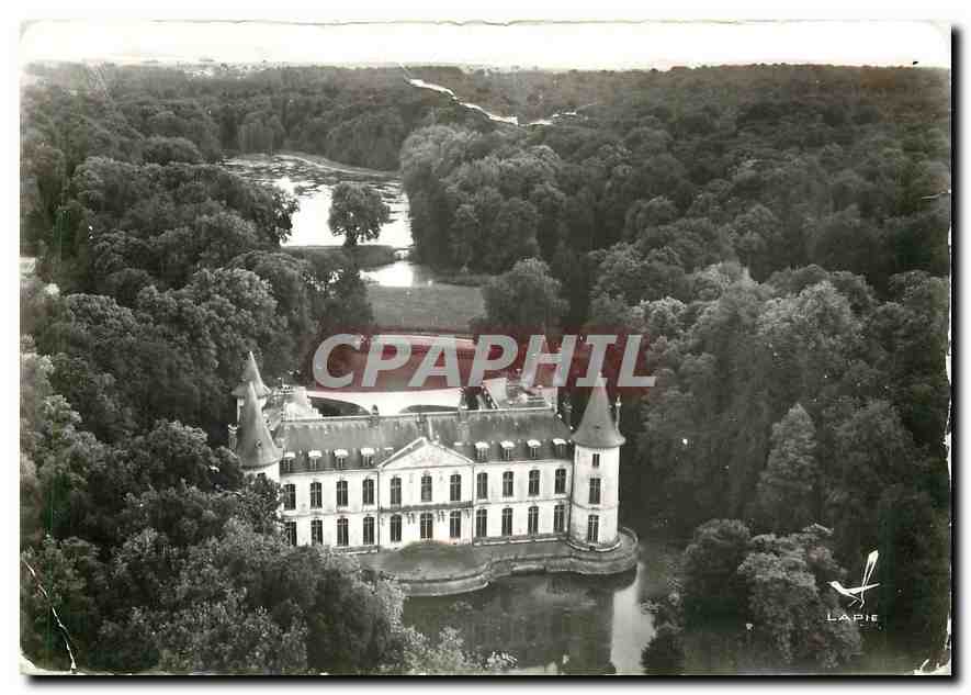 CPM En avion au dessus de Ermenonville Oise au dessus d'Ermenonville Le Chateau 