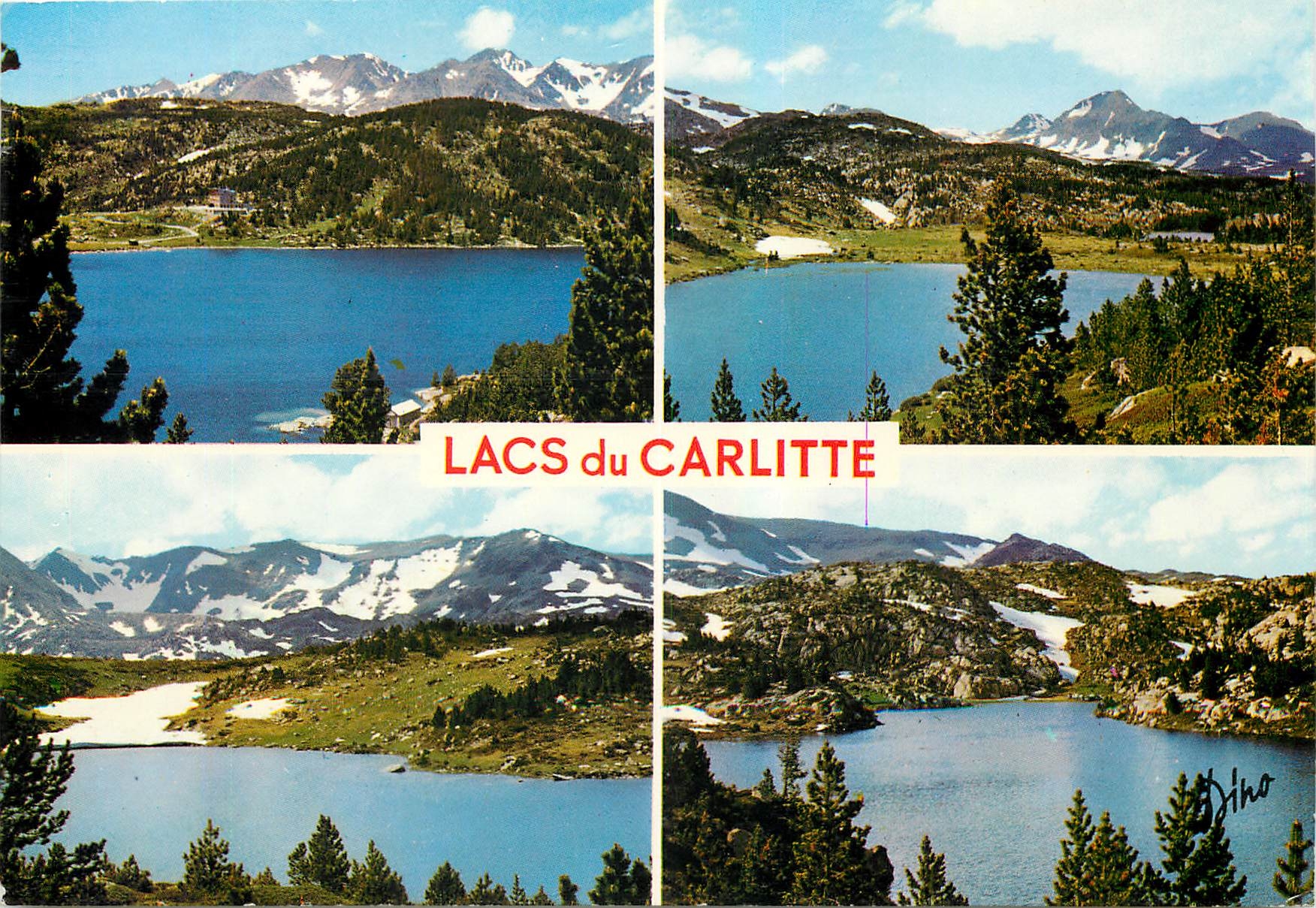 CPM Lumiere et Couleurs de la Cerdagne Lacs du Massif du Carlit Les Bouillouses Le Lac Noir du Carli