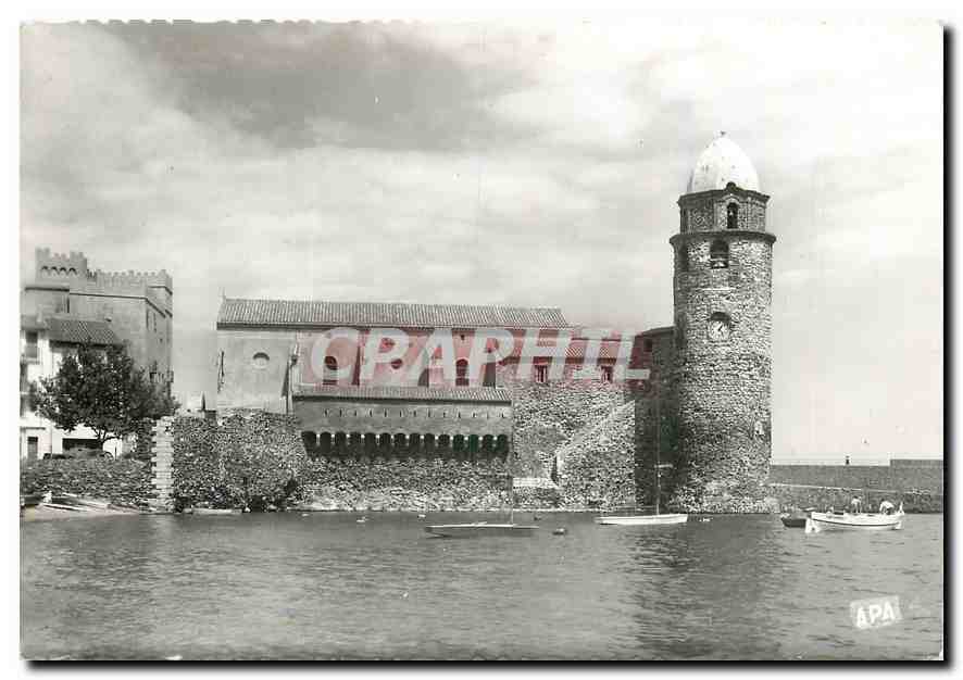 CPM En Parcourant la Cote Vermeille Collioure Pyr Or L'Eglise M H 