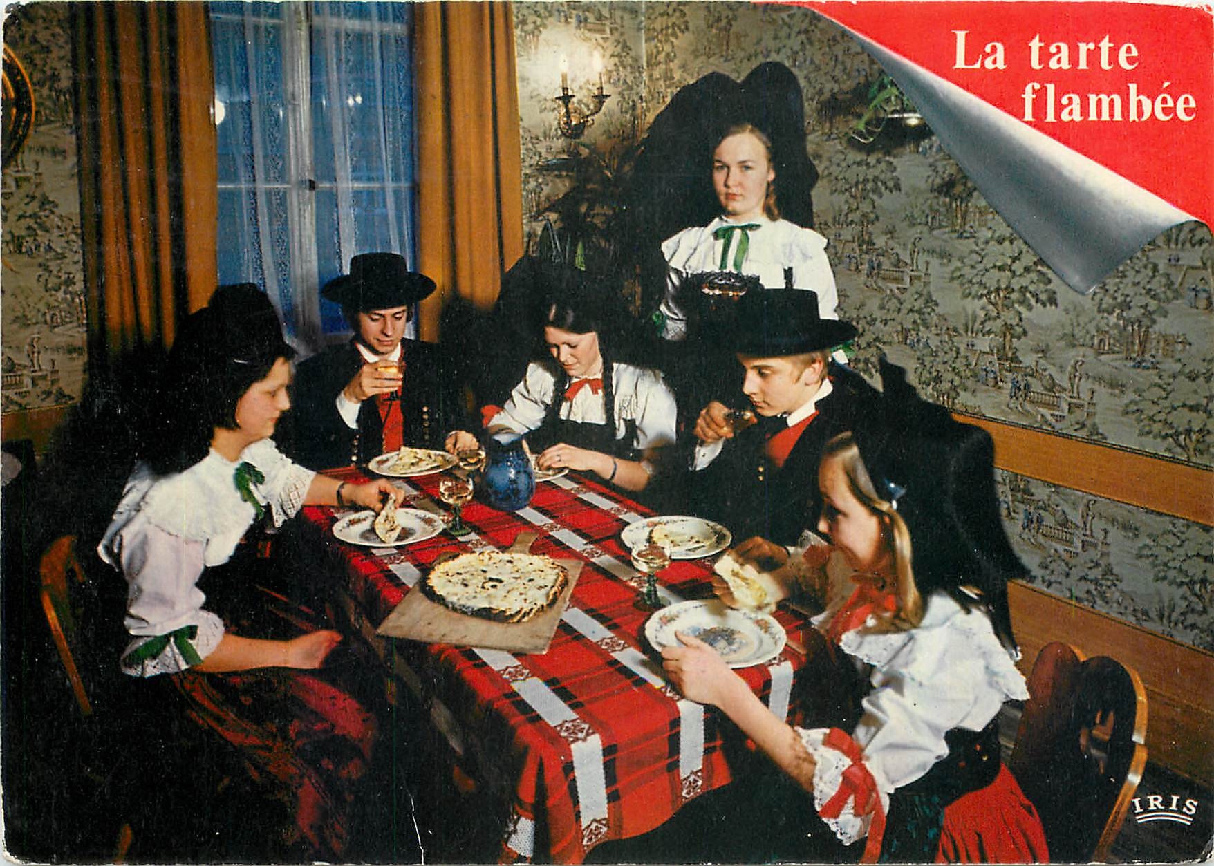 CPM La Tarte Flambee ou Flammekueche 