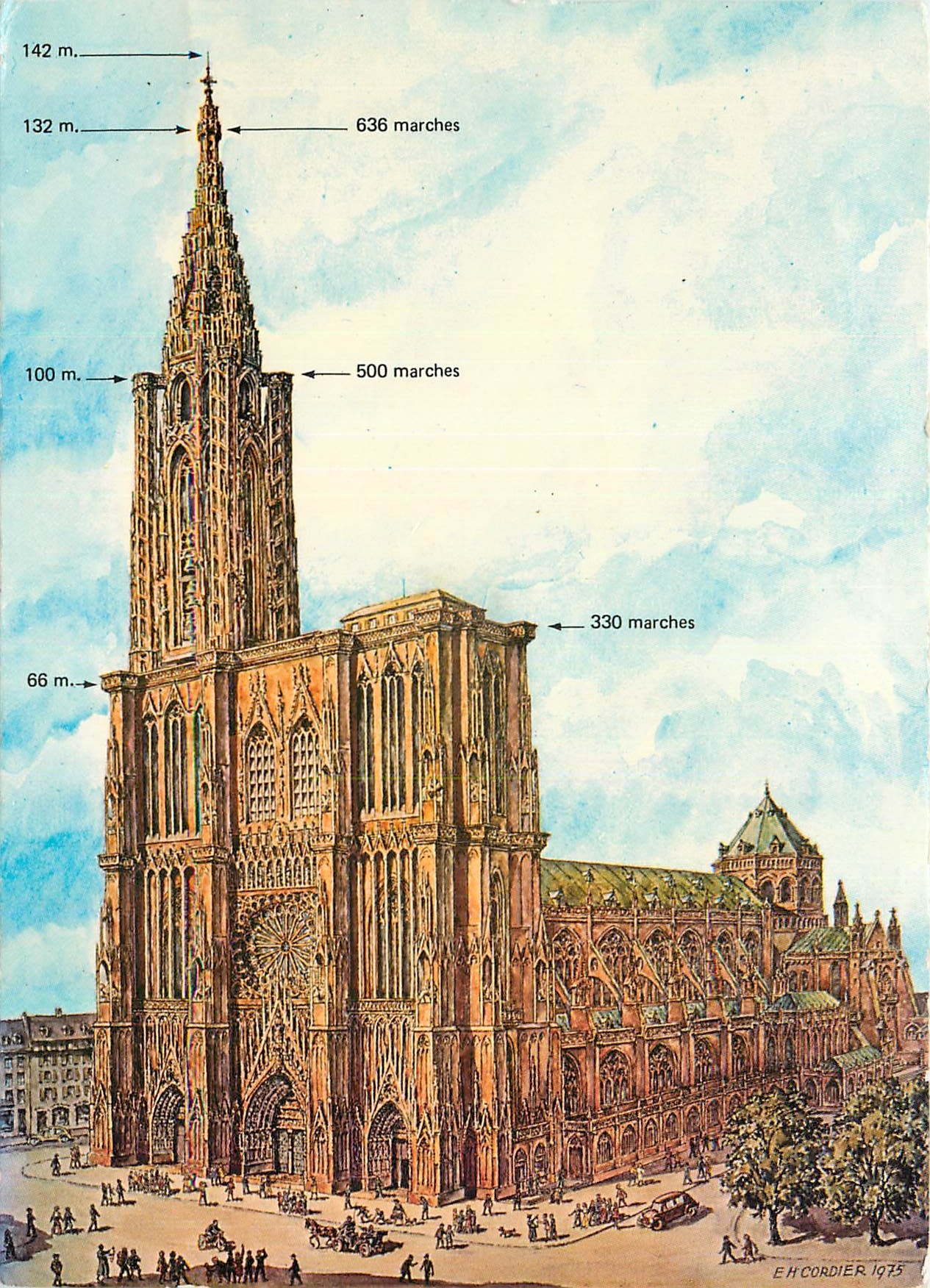 CPM La Cathedrale de Strasbourg Bas Rhin 
