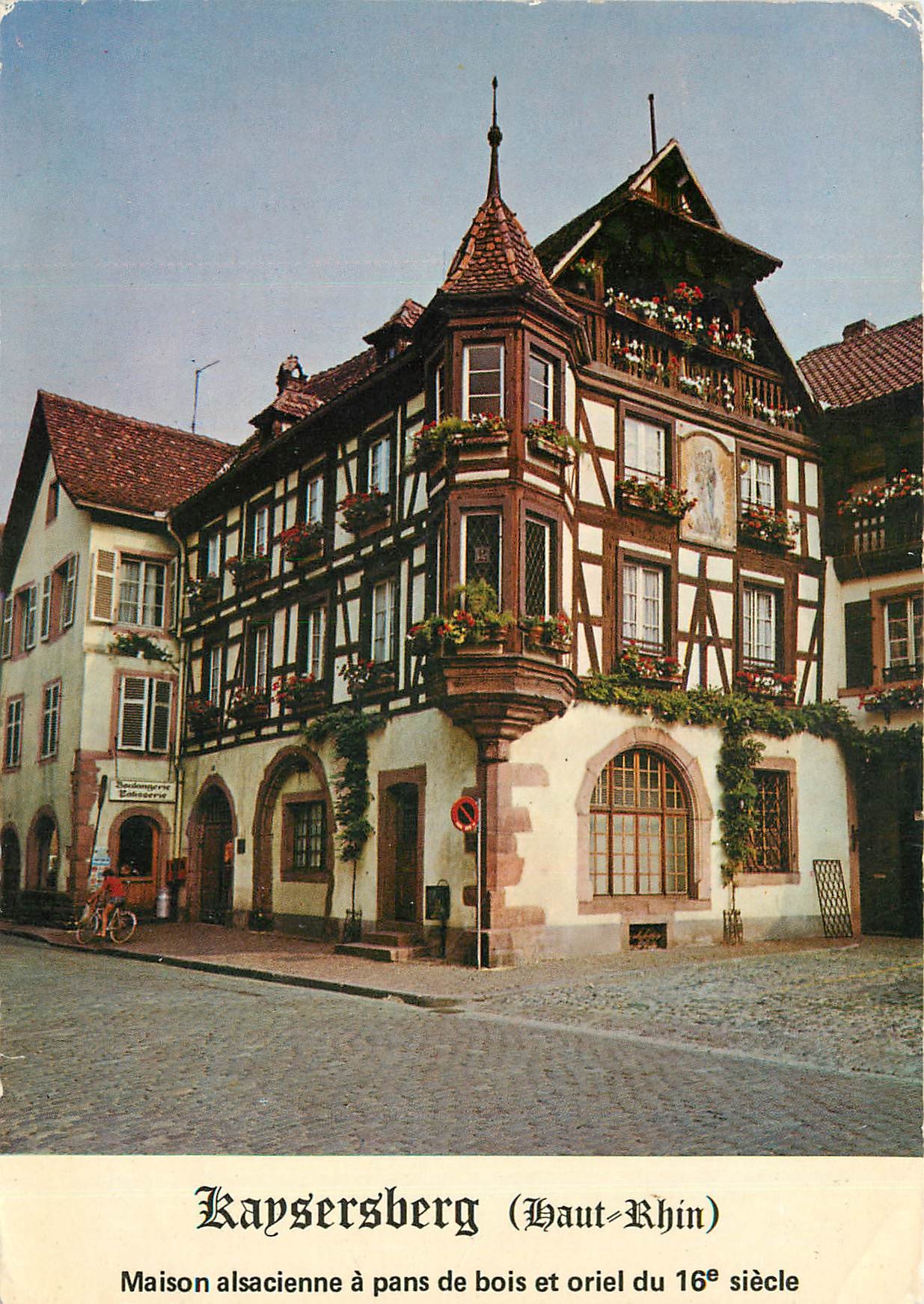 CPM Kaysersberg Maison Alsacienne Place de l'Eglise 