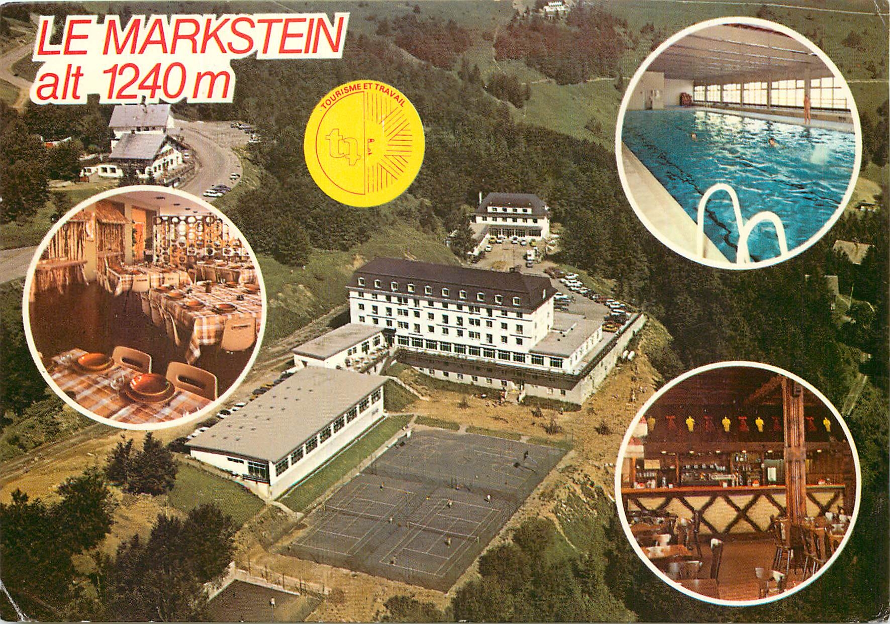 CPM Les Cretes Le Markstein Lautenbach Alsace La salle a manger la piscine la taverne 