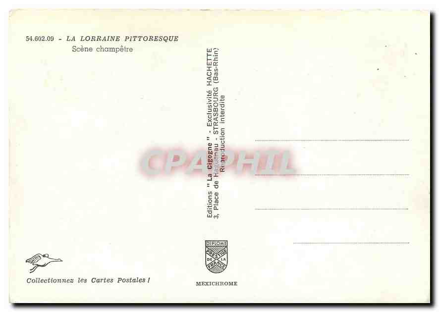 CPM La Lorraine Pittoresque Scene champetre  — Back