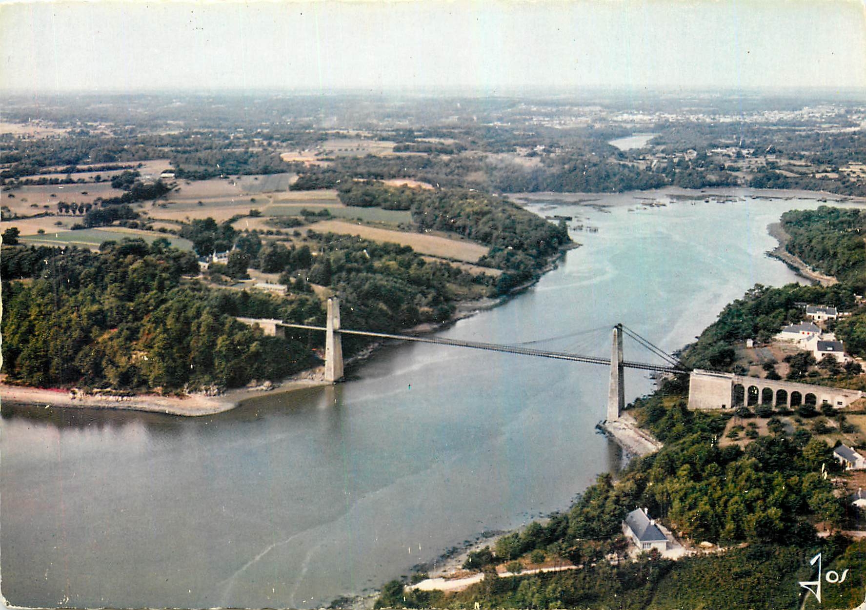 CPM La Bretagne en Couleurs Lorient Morbihan Le Pont 