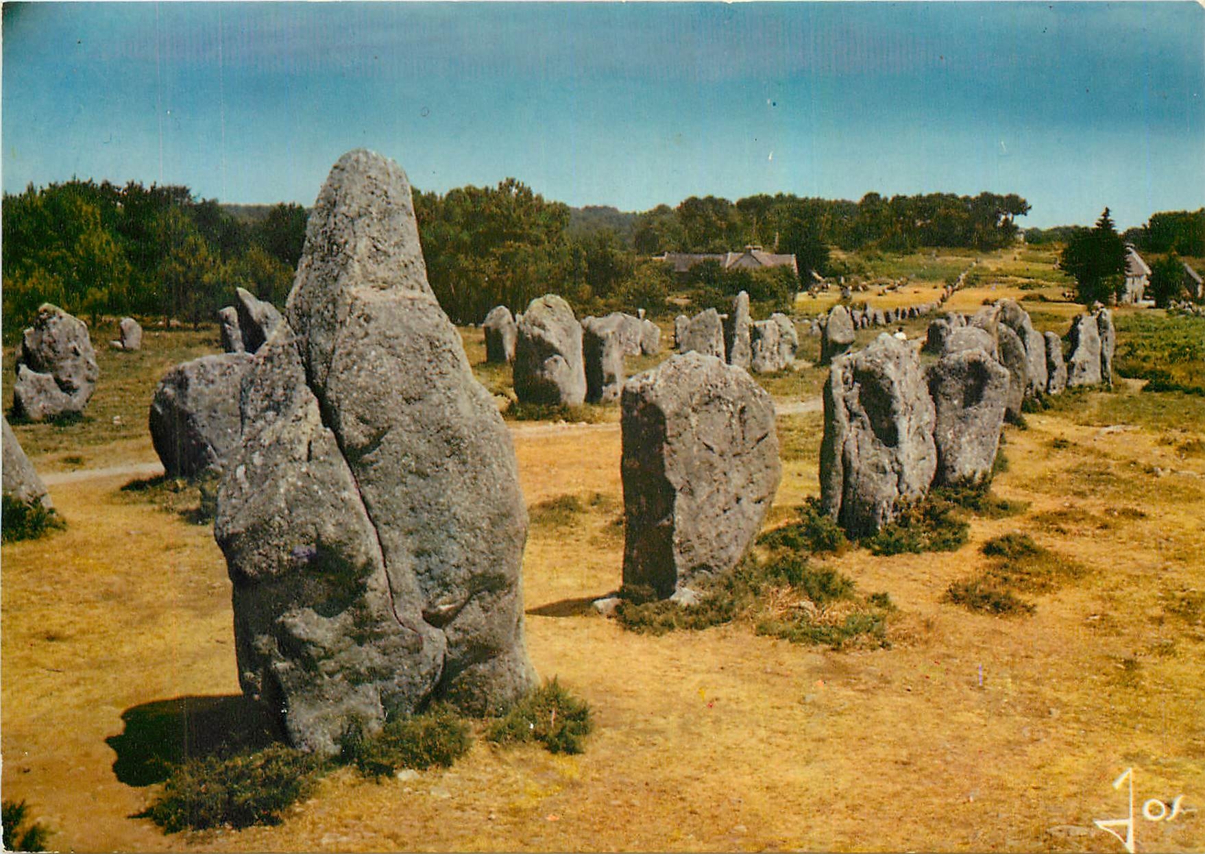 CPM La Bretagne en Couleurs Carnac Morbihan Alignements du Menec 