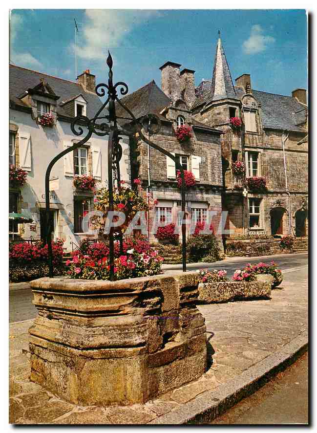CPM Couleurs de Bretagne Rochefort en terre Vieilles moisons de la place 