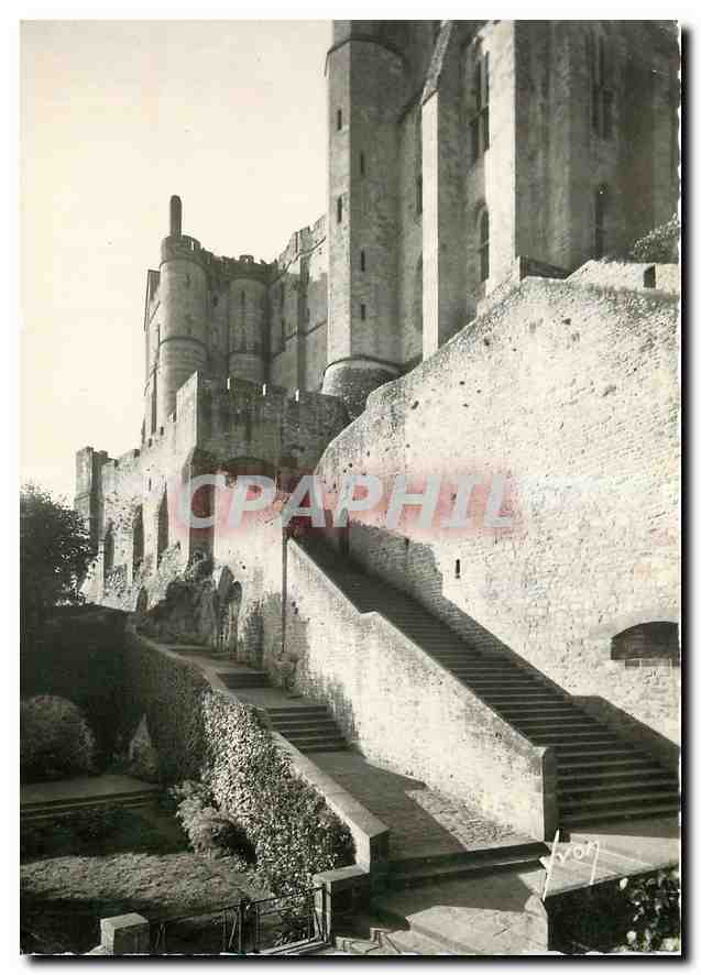 CPM Mont Saint Michel Marche Chemin des loges grand Degre et Chaletel 