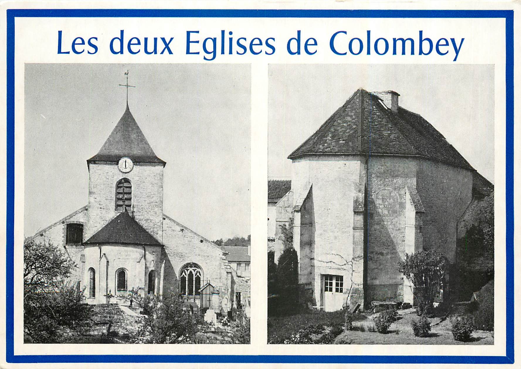 CPM Les Eglises de Colombey Colombey les Deux Eglises 