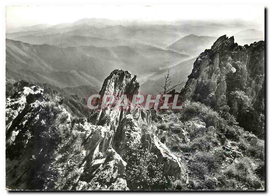 CPM Le mont Aigoul Gard Le Saut du Capelan 