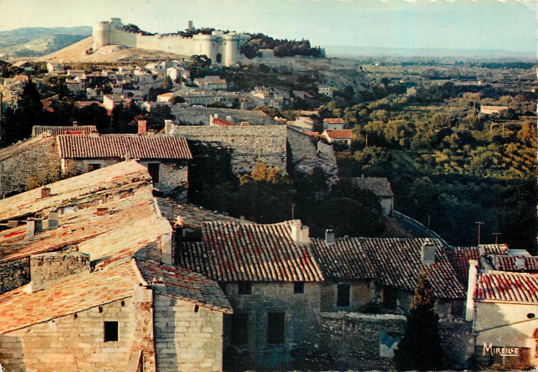 CPM Reflets de provence Villeneuve les Avignon Gard Le Fort Saint Andre 
