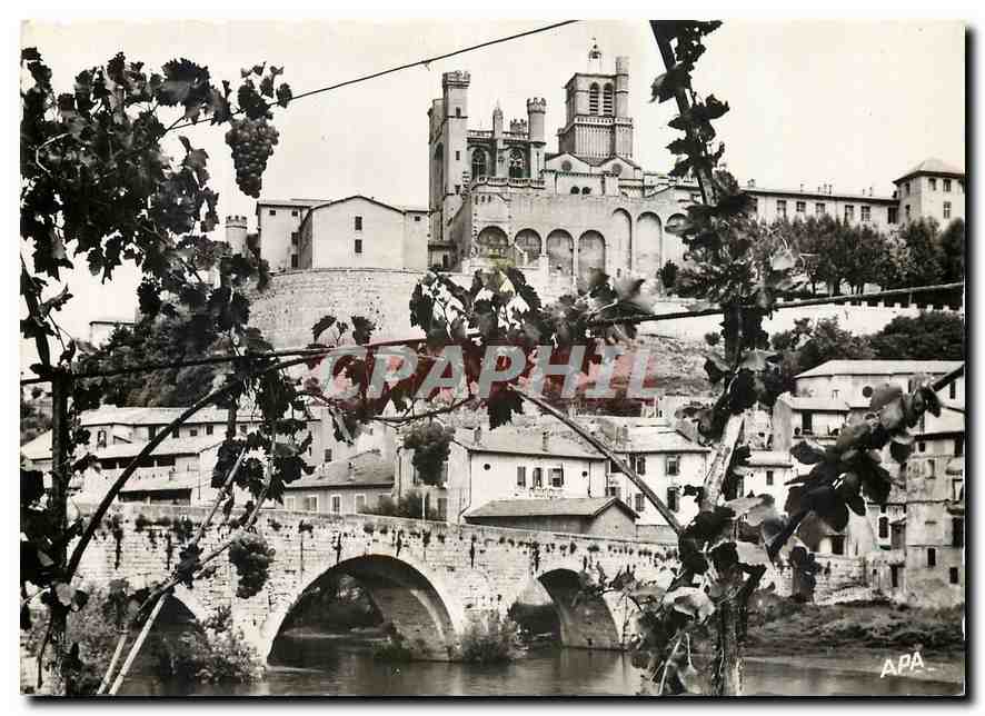 CPM Beziers Herault Le Pont Vieux et Saint Nazaire 