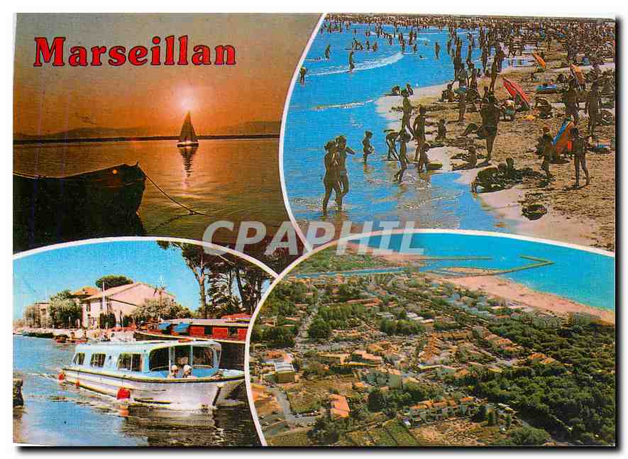 CPM Lumiere et couleurs de l'Herault Marseillan 