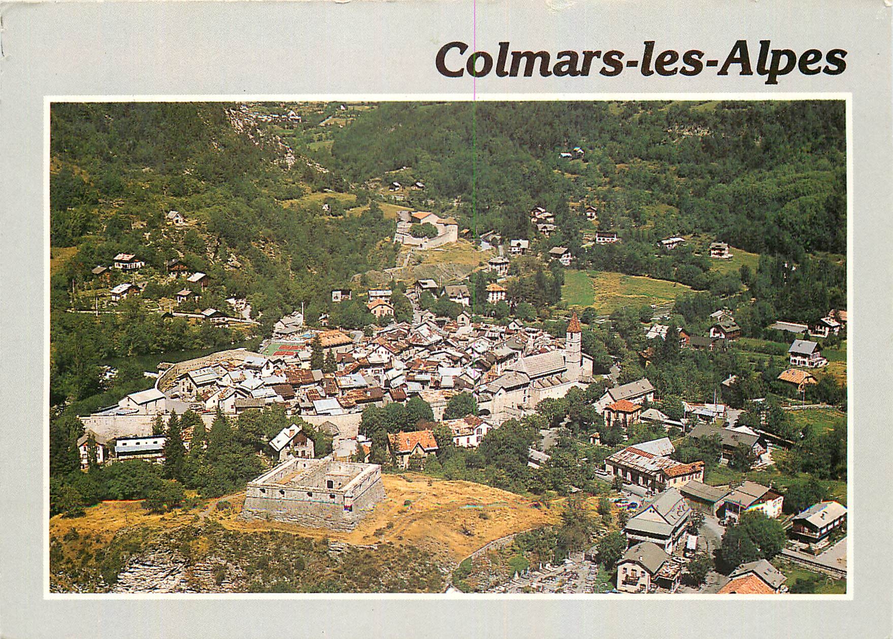CPM Colmars les Alpes Alpes de Hte Prov Vue generale aerienne 