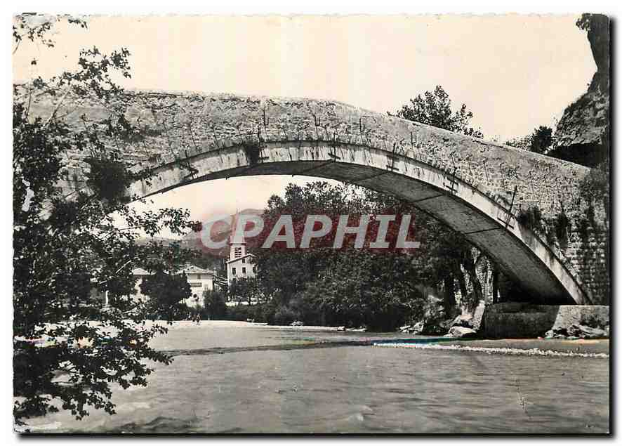 CPM Castellane B A Vieux Pont sur le Verdon 