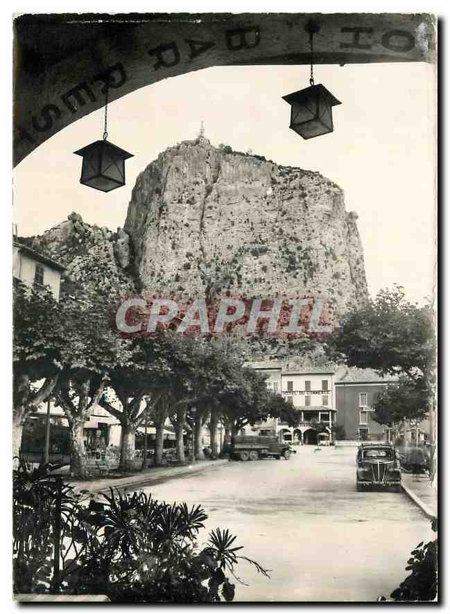 CPM Castellane B A Le Roc et N D du Roc  1955
