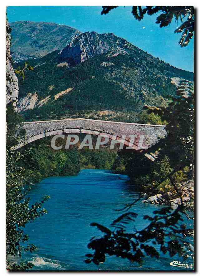 CPM Castellane Alp de Hte Prov Le Pont Napoleon dit encore pont du Roc sur le Verdon 