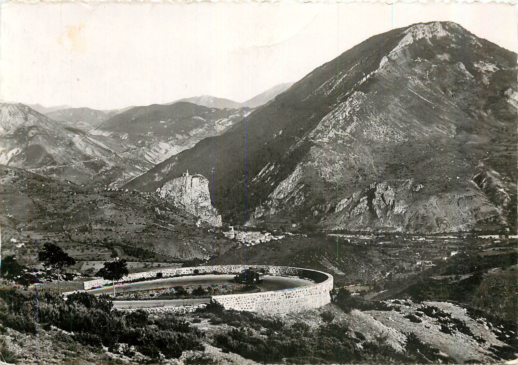 CPM La Route Napoleon Castellane B A Le Col de Lecques 
