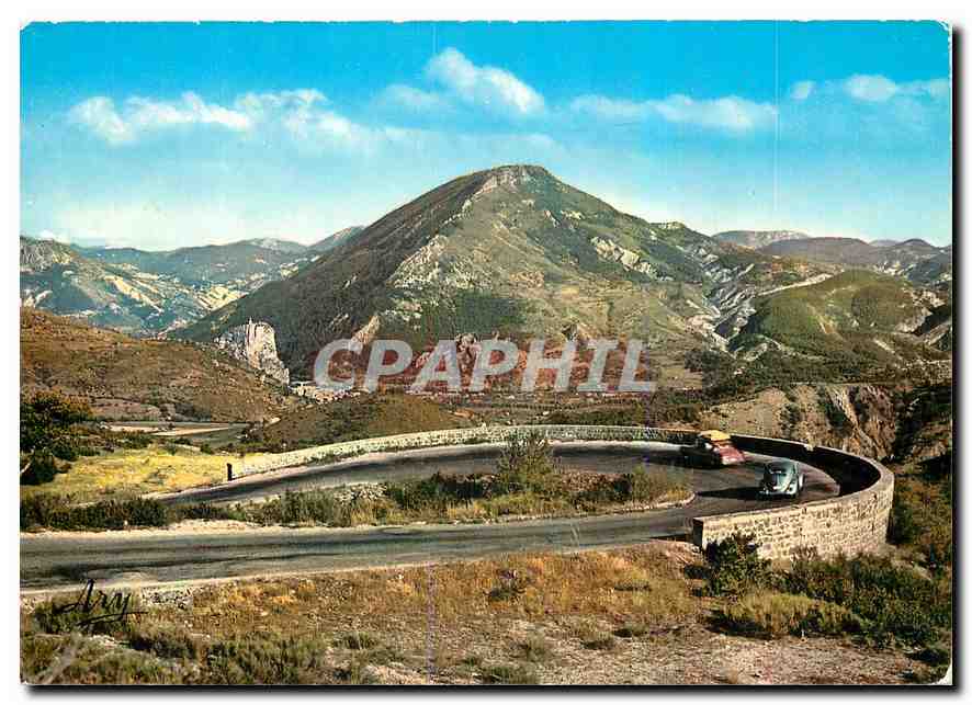 CPM Route Napoleon Castellane B A Lacets du Col des Lecques 