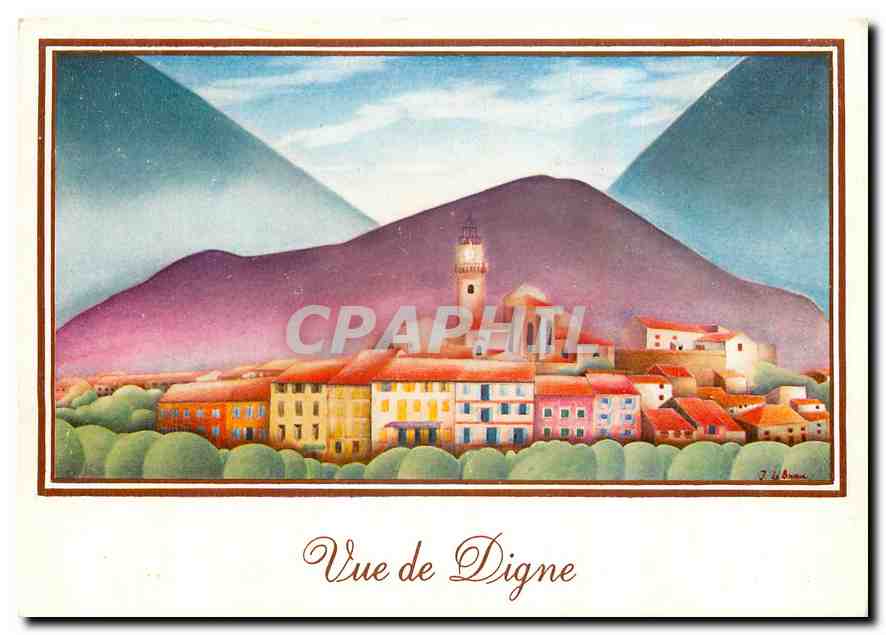 CPM Digne La Tatse a Digne Place du General de Gaulle 
