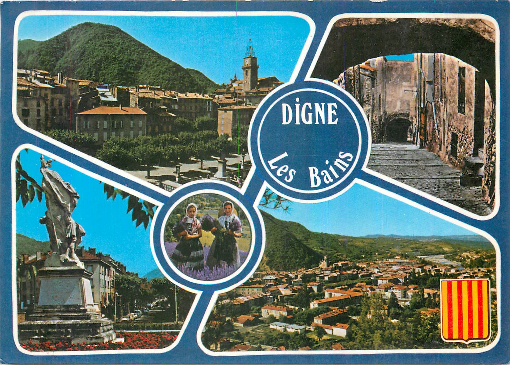 CPM Digne les Bains Alpes de Haute Provence Capitale de la lavande sur la Route Napoleon 