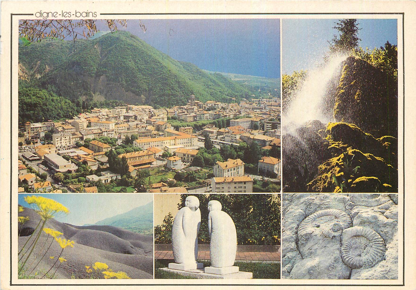 CPM Digne les Bains Alpes de Haute Provence Station thermale climatique et touristique 