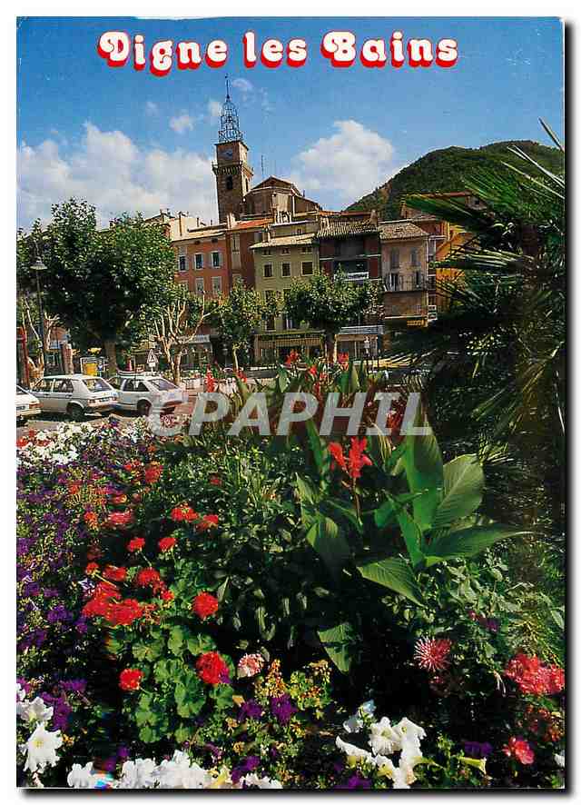 CPM Digne les Bains Alpes de Haute Provence Station thermale climathique et touristique Capitale de 