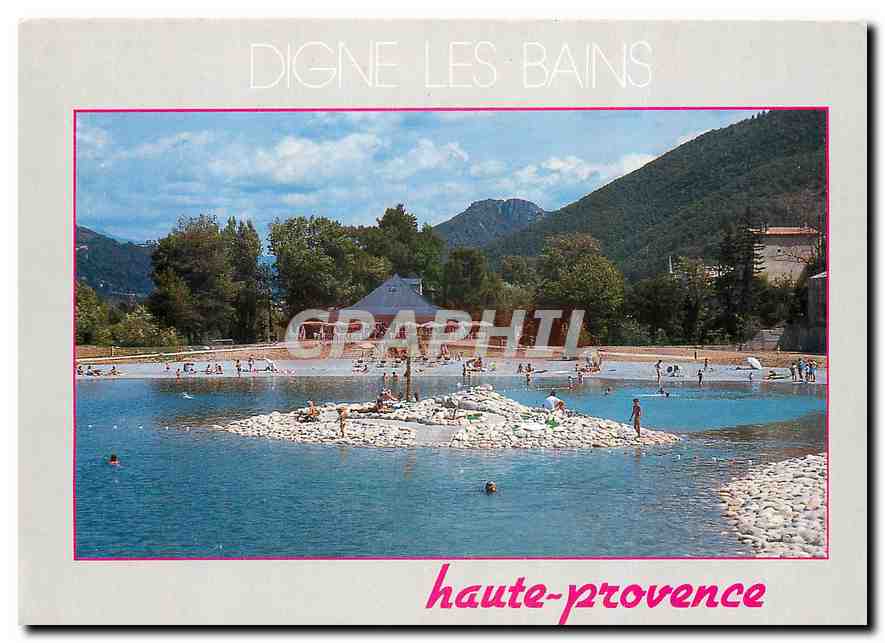 CPM Digne les Bains Alpes de Haute Provence Station thermale climathique et touristique de la Route 