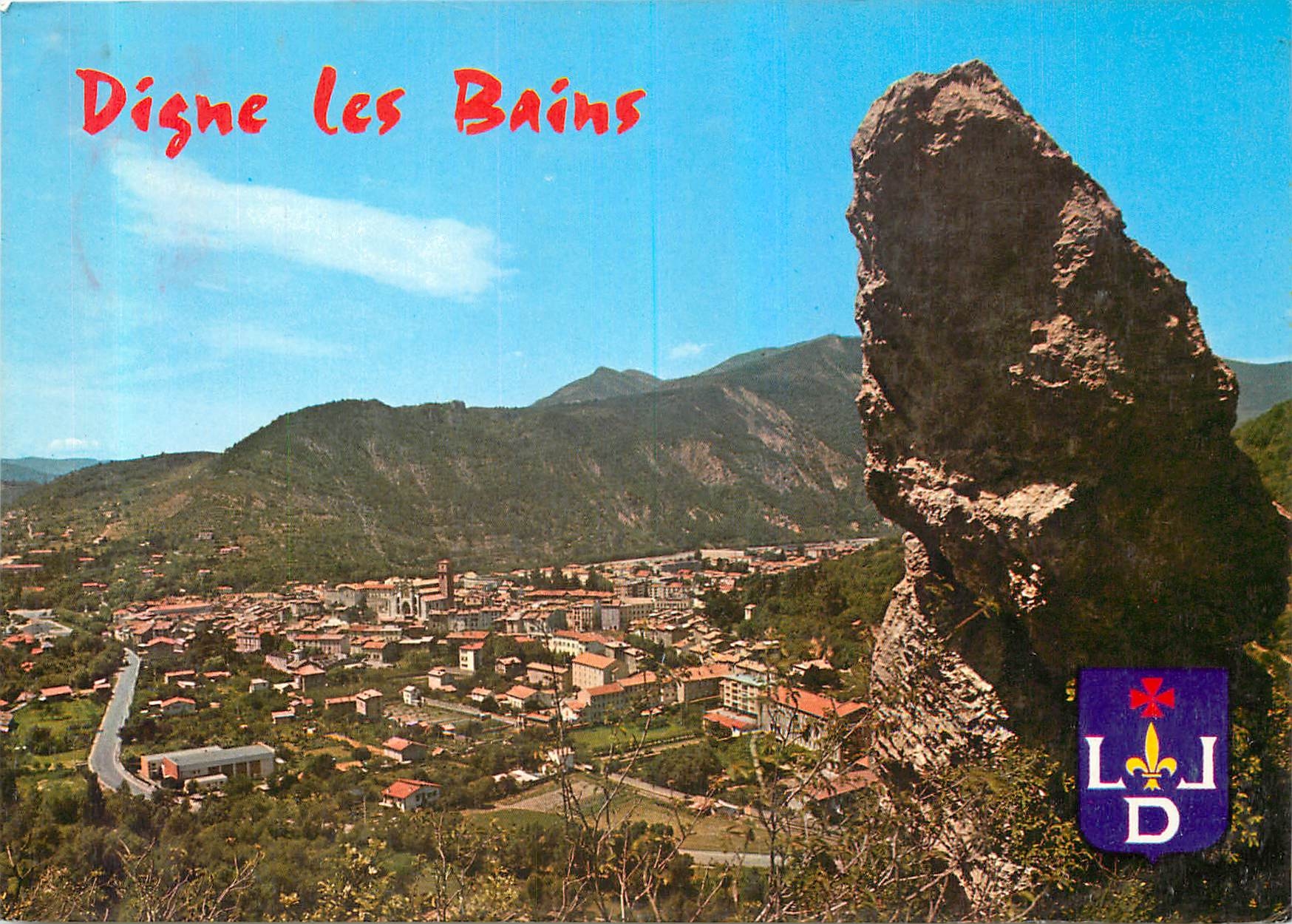 CPM Digne les Bains Alpes de Haute Provence Capitaile de la lavande Station touristique climatique e