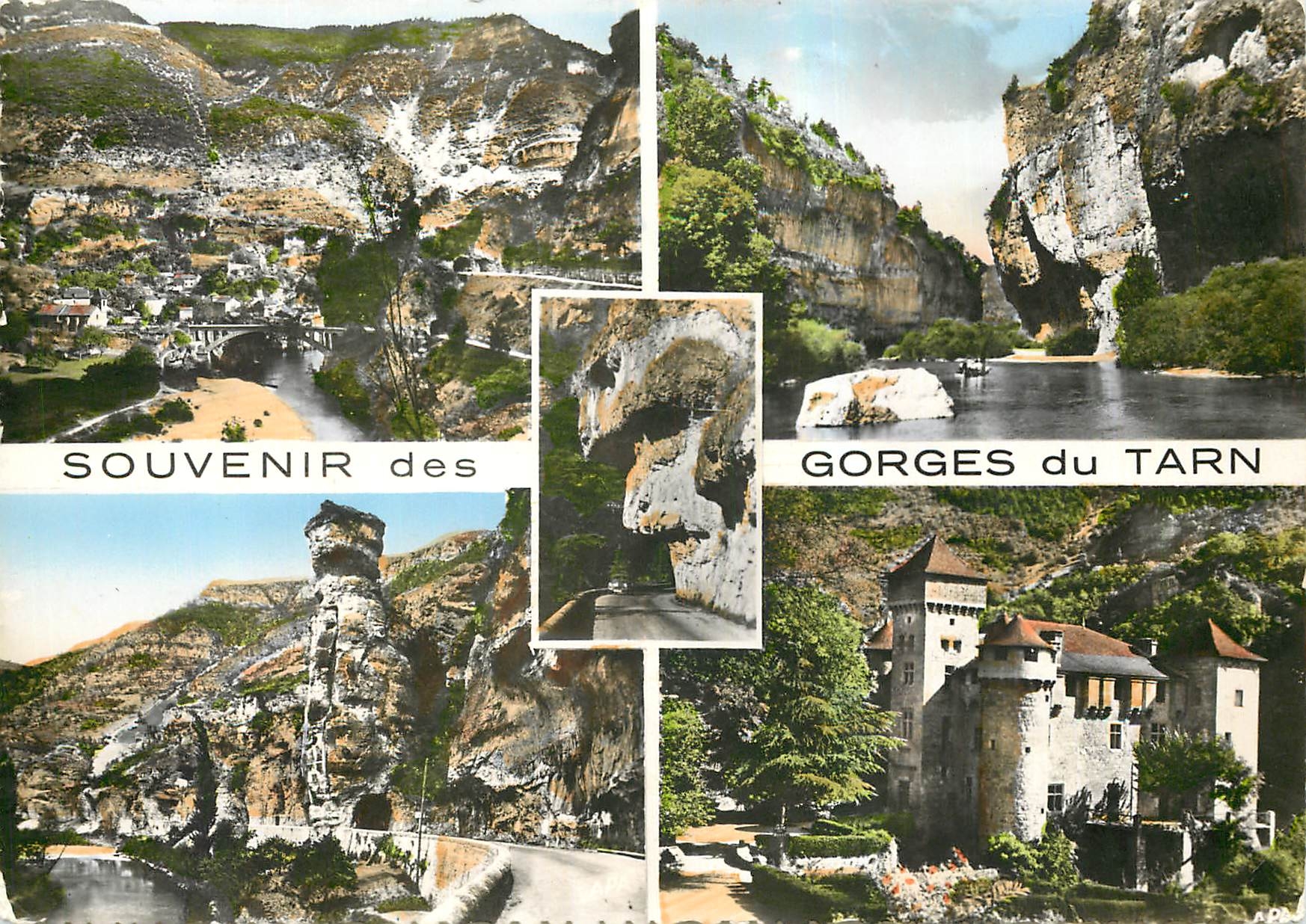 CPM Les Gorges du Tarn St Chely di Tarn Les Detroits Encorbeillement a la Caze 