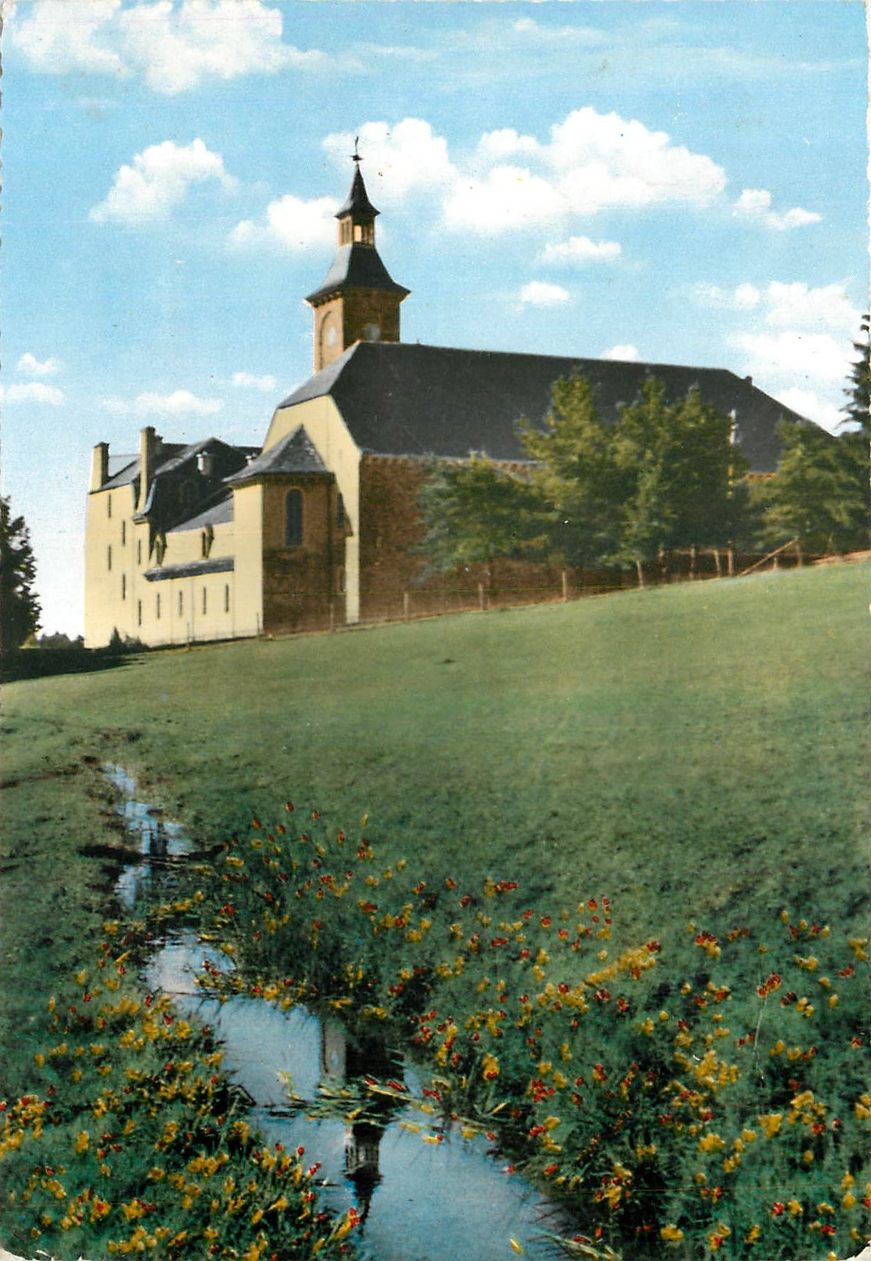 CPM Notre Dame des Neiges Ardeche Dant le fin clocher se mire 